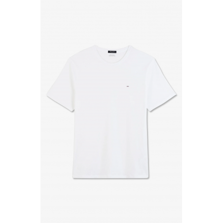 T-shirt Blanc simple sans logo de taille Unique